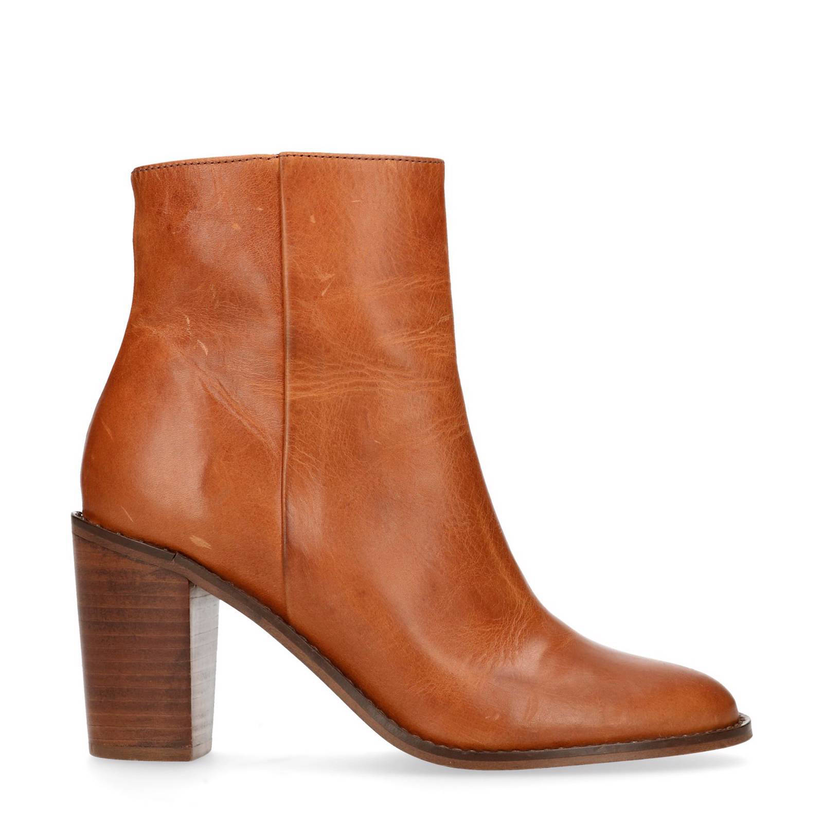 Manfield leren enkellaarzen cognac | wehkamp Manfield leren enkellaarzen cognac | wehkamp