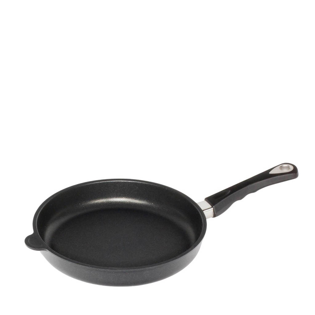 AMT koekenpan, 28 cm, Zwart