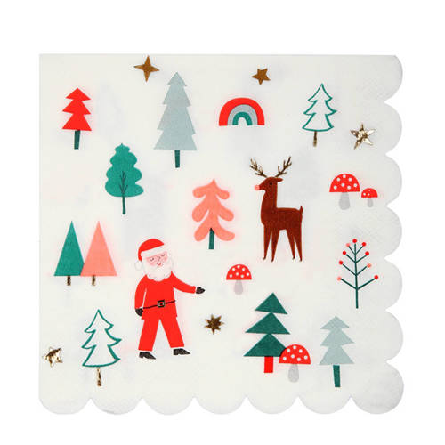 Meri Papieren Servetten Kerst Icons Set Van 16 meri meri kopen in de aanbieding Meri Papieren Servetten Kerst Icons Set Van 16 meri meri kopen in de aanbieding