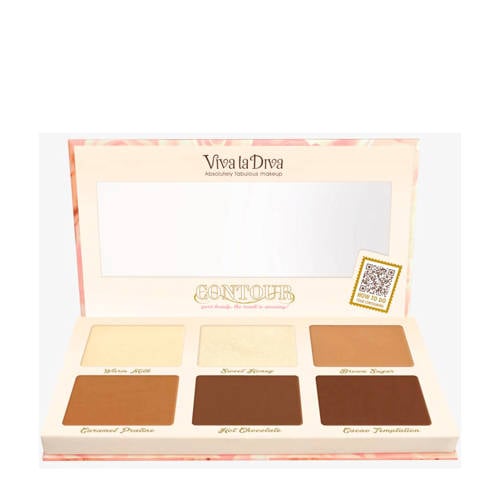 Viva La Diva Beauty En Contour Palette Mediumdark viva la diva kopen in de aanbieding Viva La Diva Beauty En Contour Palette Mediumdark viva la diva kopen in de aanbieding