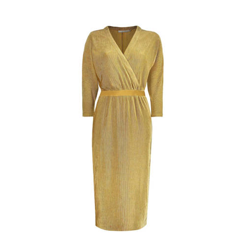 Sissyboy Sissy Boy Fluwelen Plissejurk Geel sissyboy kopen in de aanbieding