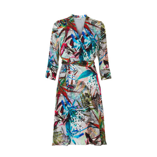 Promiss Jurk Met Print Ecru promiss kopen in de aanbieding