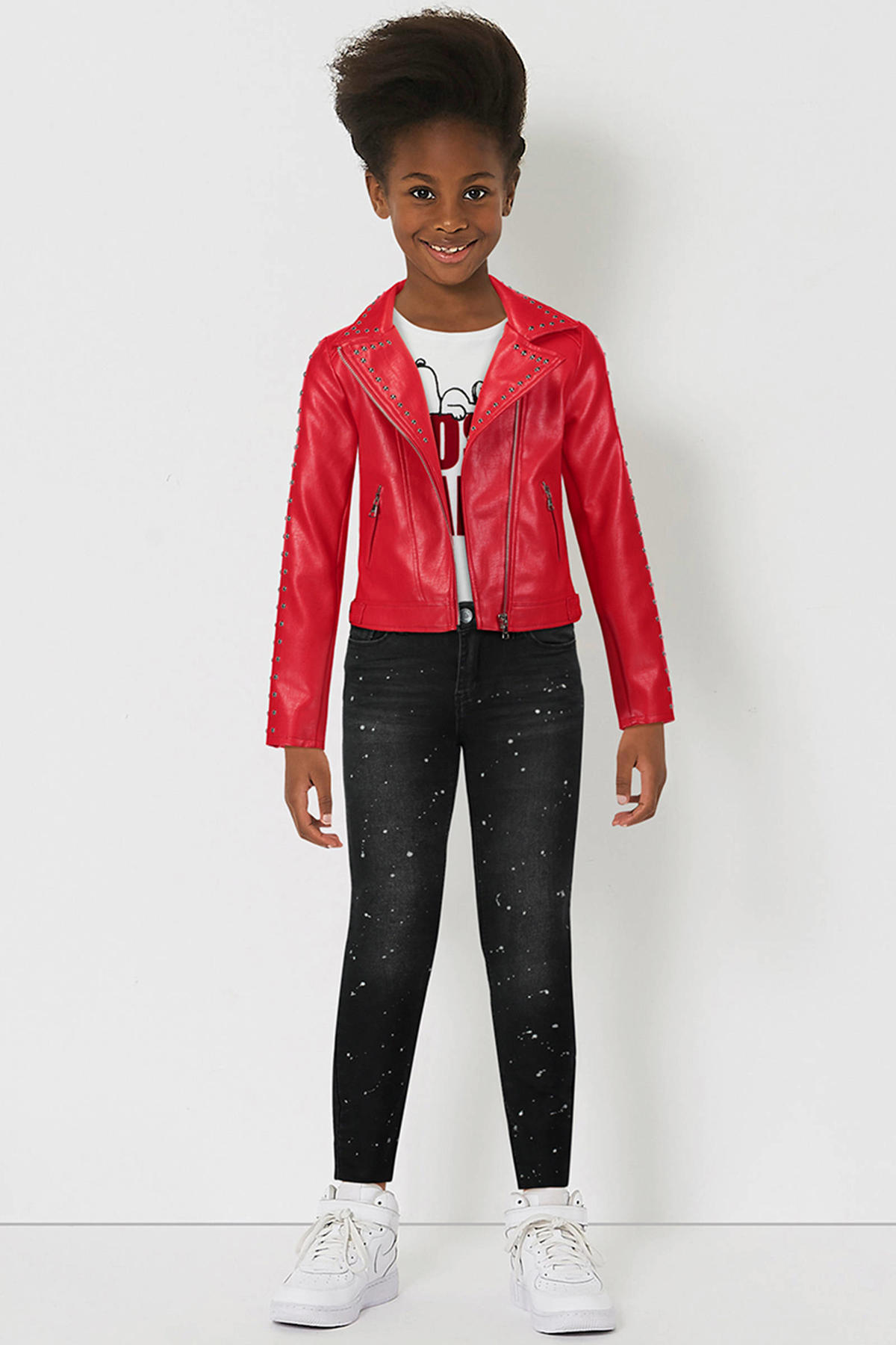 item Merg papier CoolCat jas van imitatieleer rood | wehkamp
