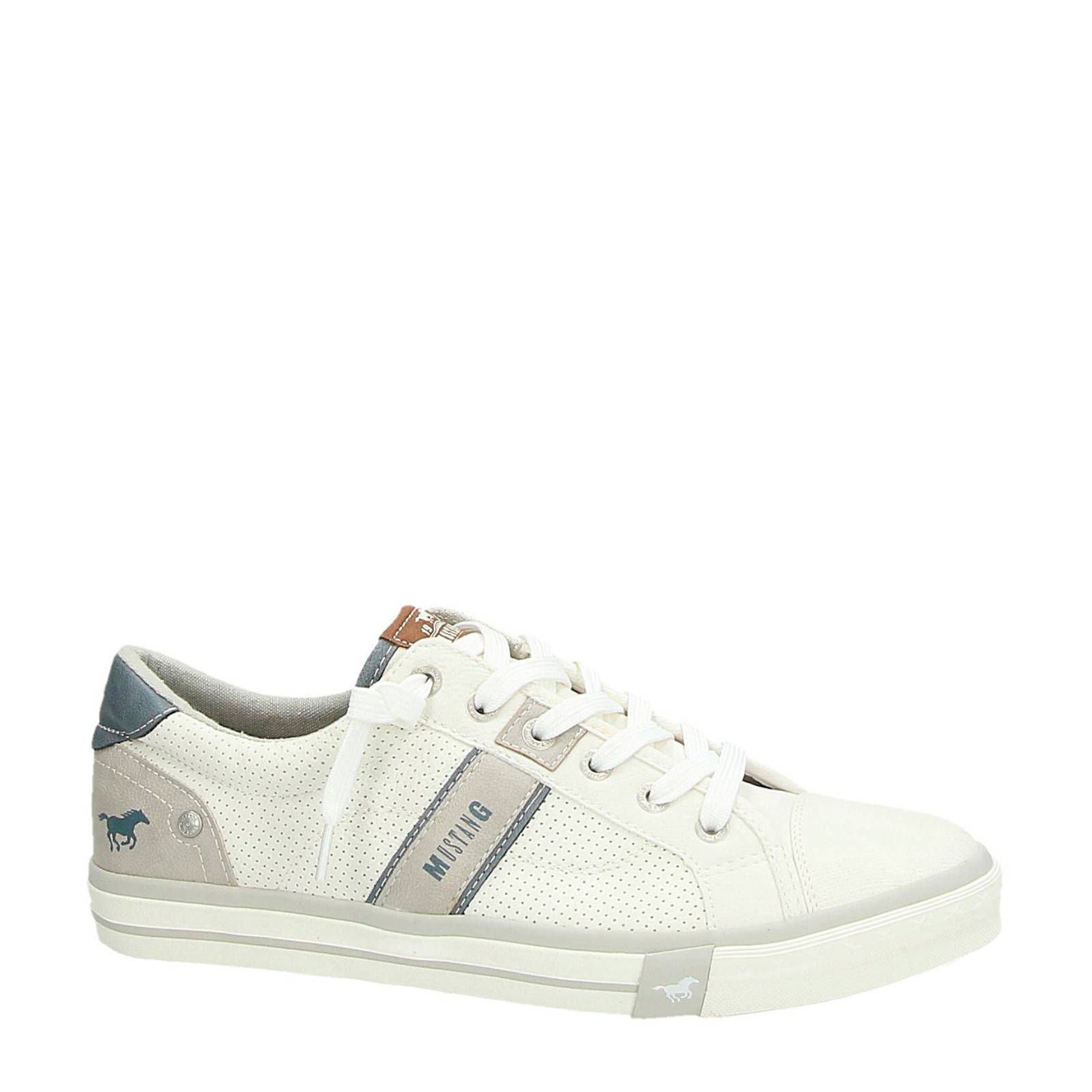 Mustang sneakers wit | wehkamp
