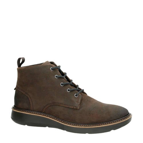Ecco Suede Veterboots Aurora Donkerbruin ecco kopen in de aanbieding Ecco Suede Veterboots Aurora Donkerbruin ecco kopen in de aanbieding