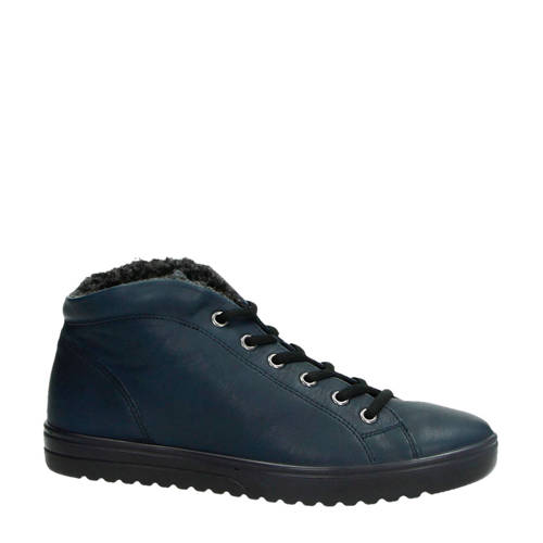 Ecco Leren Sneakers Marine ecco kopen in de aanbieding