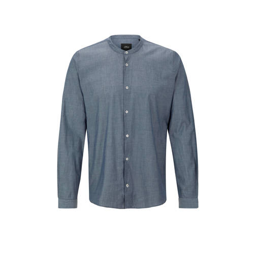 Soliver Black Label Overhemd Donkerblauw soliver black label kopen in de aanbieding