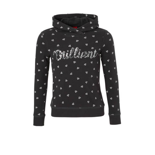 Soliver Hoodie Met Pailletten Marine soliver kopen in de aanbieding Soliver Hoodie Met Pailletten Marine soliver kopen in de aanbieding