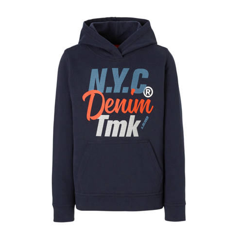 Soliver Sweater Met Tekstopdruk Donkerblauw soliver kopen in de aanbieding Soliver Sweater Met Tekstopdruk Donkerblauw soliver kopen in de aanbieding