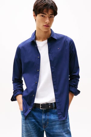 slim fit overhemd black iris