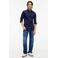 Tommy Jeans slim fit overhemd black iris