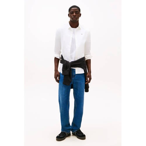 Tommy Jeans slim fit overhemd classic white afbeelding