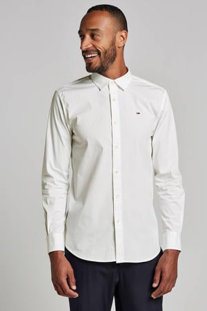 slim fit overhemd classic white