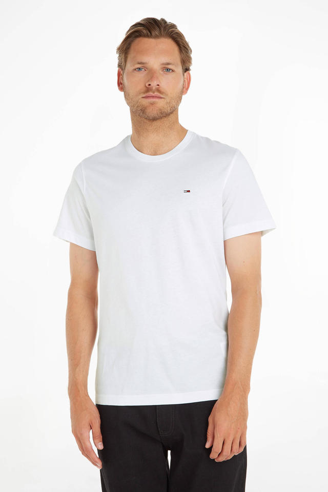 Kostbaar Voorverkoop Vergelding Tommy Jeans T-shirt classic white | wehkamp