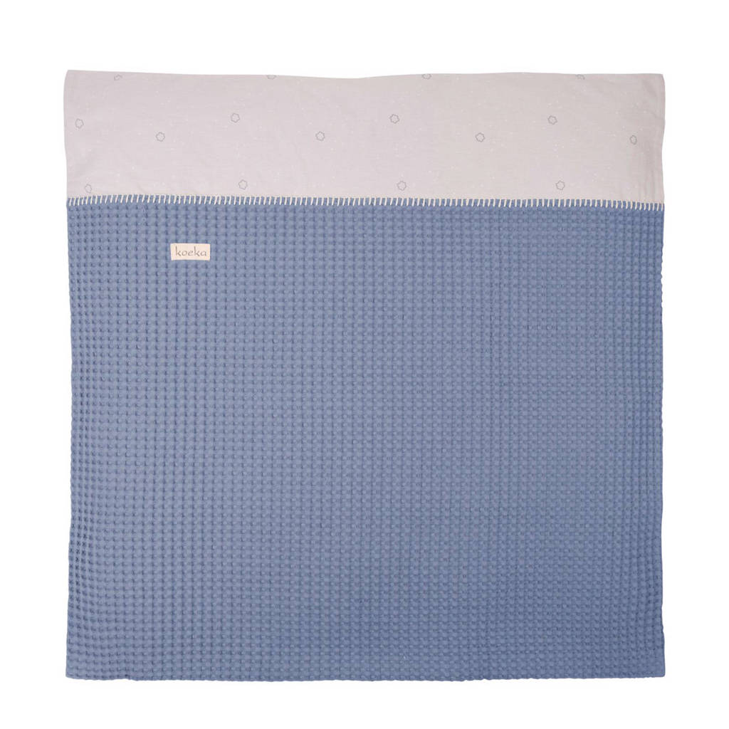 Koeka Love Me Sweet reiswieg dekenovertrek soft blue