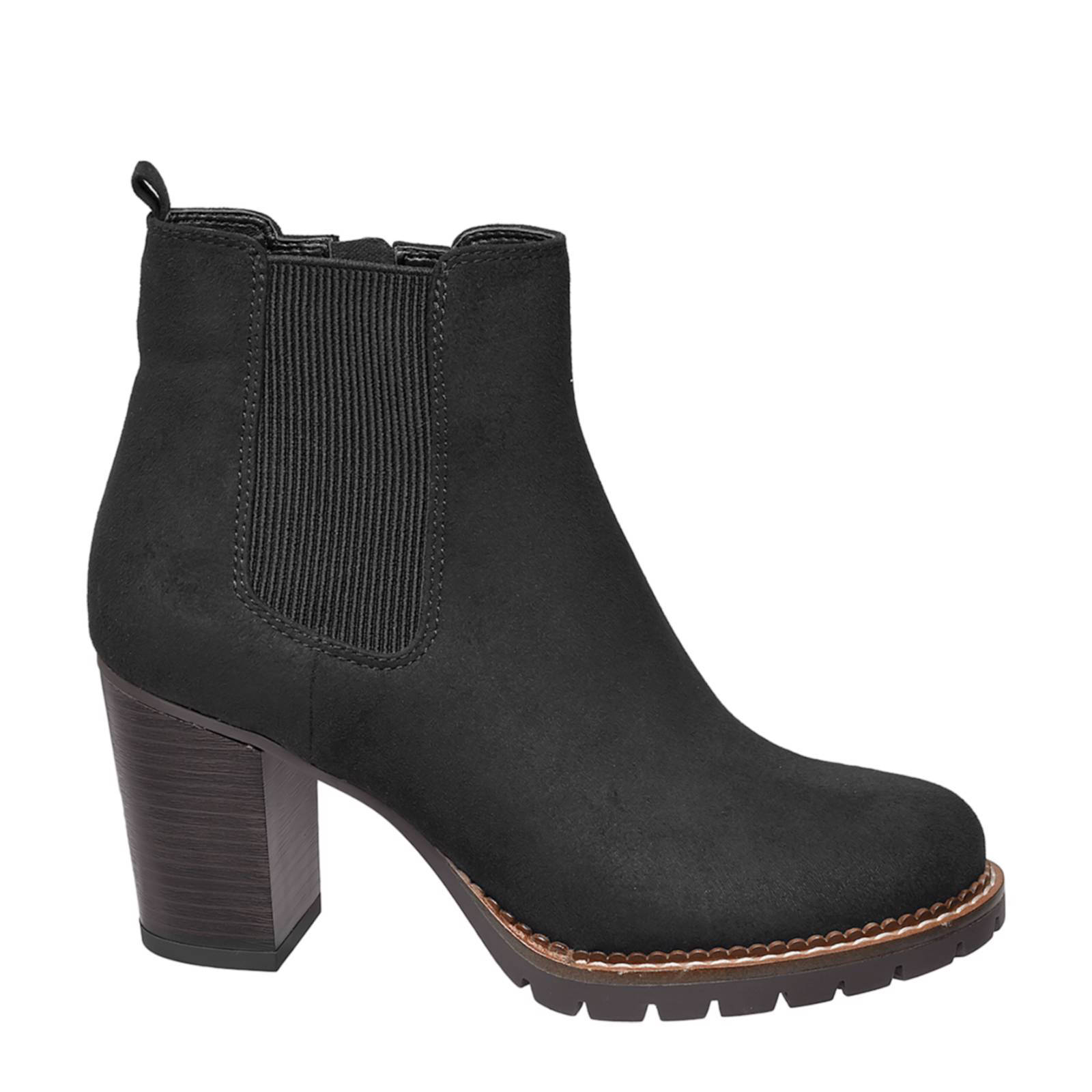 vanHaren Graceland chelsea boots zwart | wehkamp