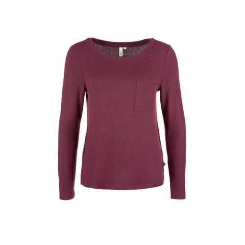 Qs Designed By Longsleeve Bordeaux qs designed by kopen in de aanbieding