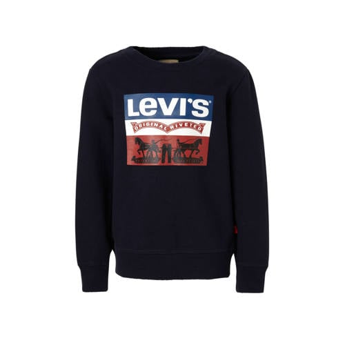 Levis Sweater Met Printopdruk Blauw levis kopen in de aanbieding Levis Sweater Met Printopdruk Blauw levis kopen in de aanbieding