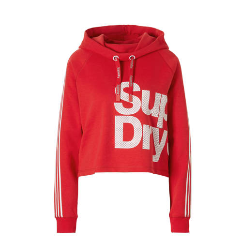 Superdry Sport Sportsweater Rood superdry kopen in de aanbieding