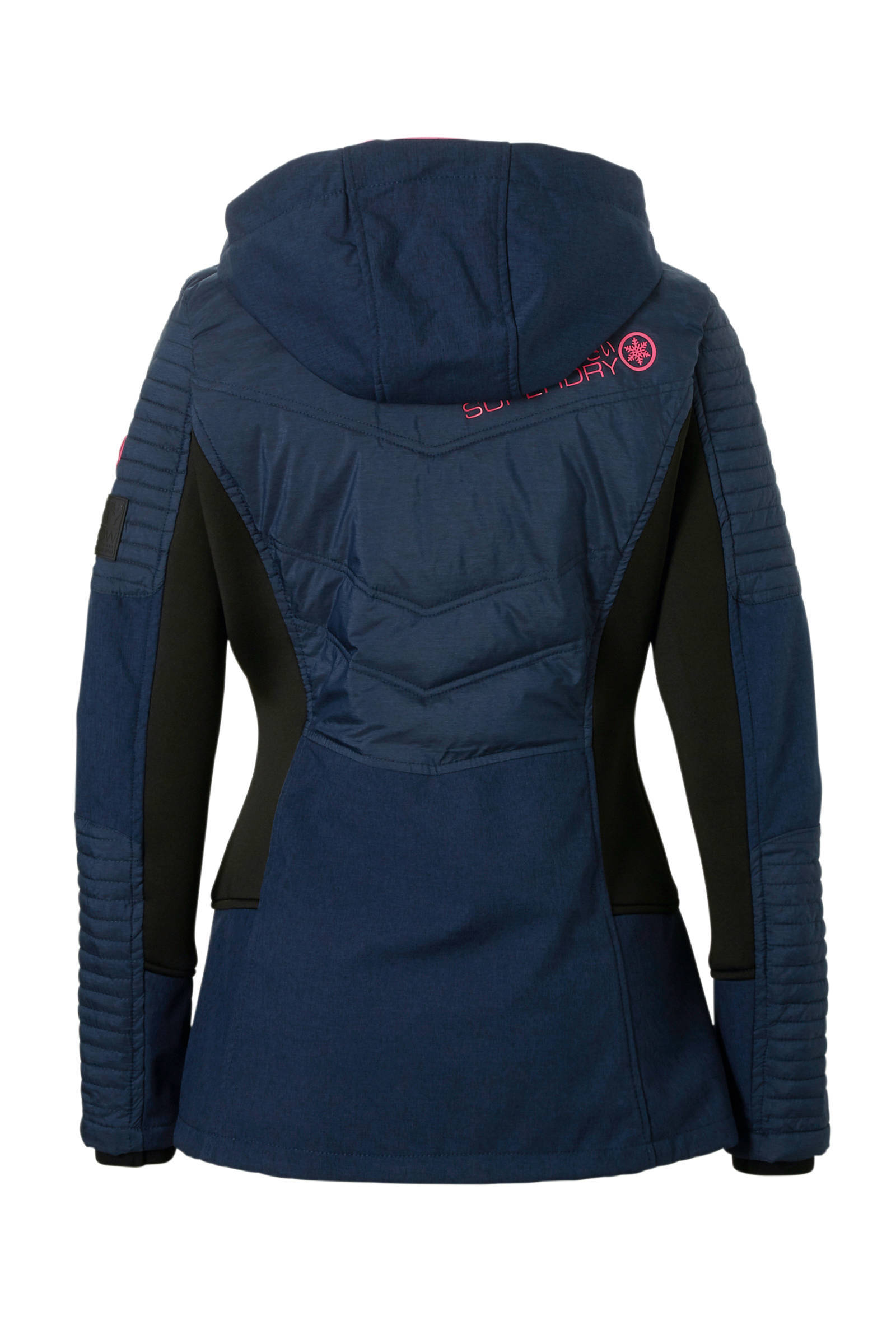 Superdry Sport ski jack softshell donkerblauw | wehkamp Superdry softshell jas blauw | wehkamp