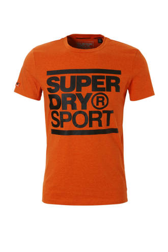 Sport sport T-shirt oranje