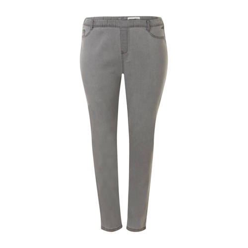 Miss Etam Plus Slim Fit Tregging Grijs miss etam kopen in de aanbieding