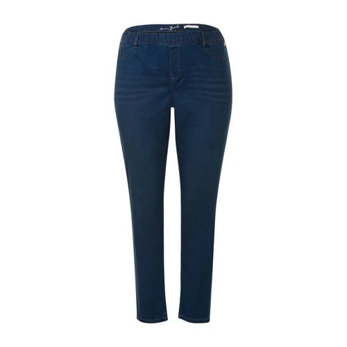 Miss Etam Plus Slim Fit Tregging Donkerblauw miss etam kopen in de aanbieding