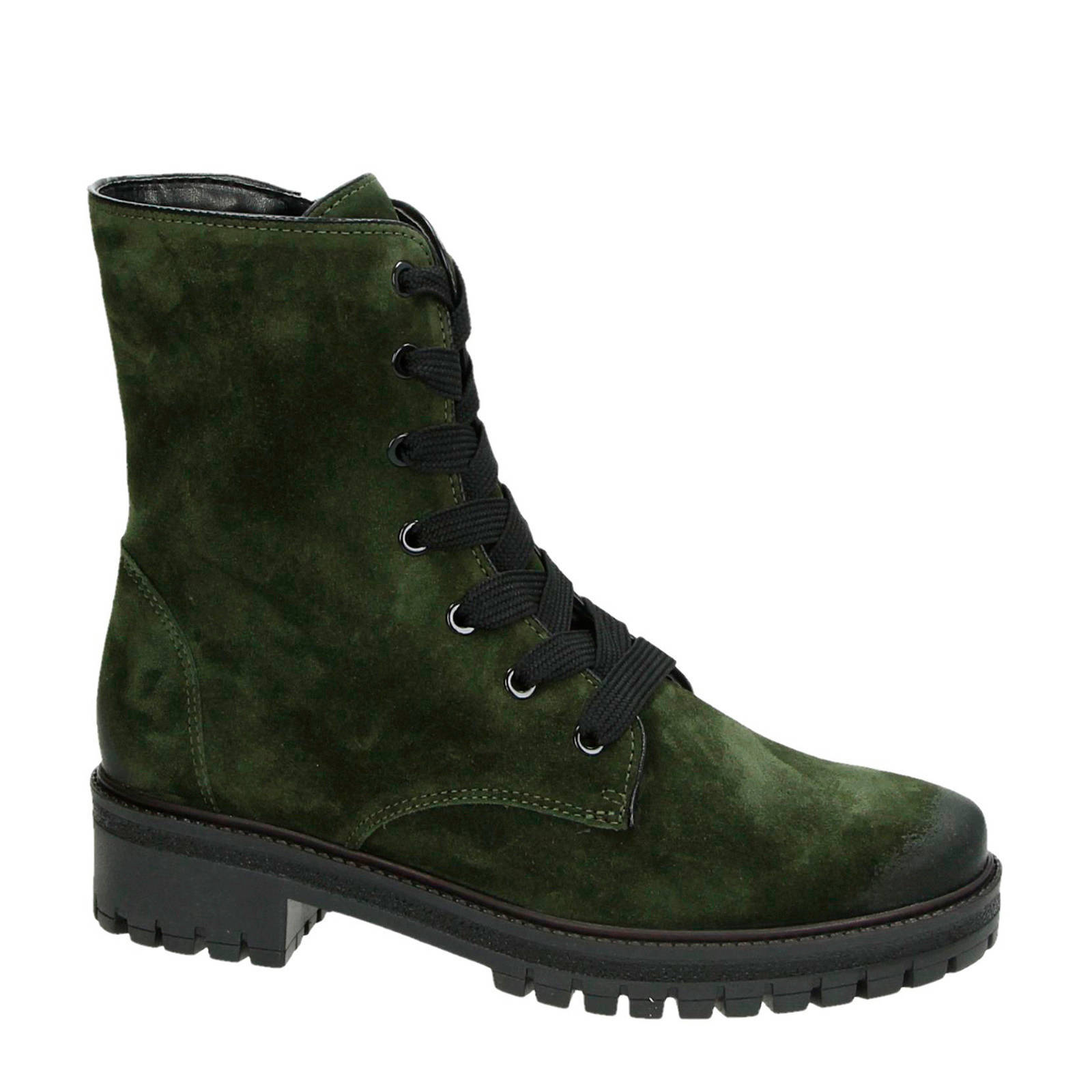 Ara suède veterboots groen | wehkamp