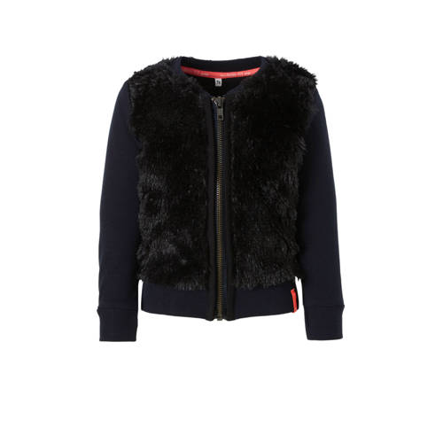 Born To Be Famous Sweatvest Met Imitatiebont Blauw born to be famous kopen in de aanbieding Born To Be Famous Sweatvest Met Imitatiebont Blauw born to be famous kopen in de aanbieding