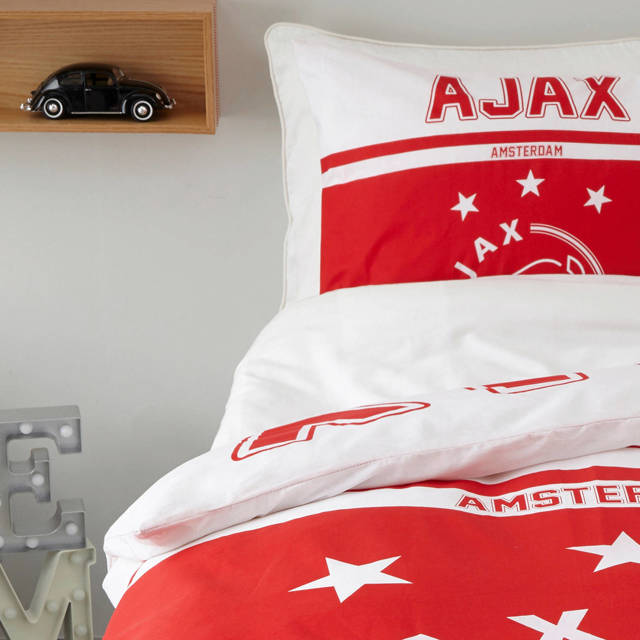 Ajax katoenen dekbedovertrek 1 persoons wehkamp