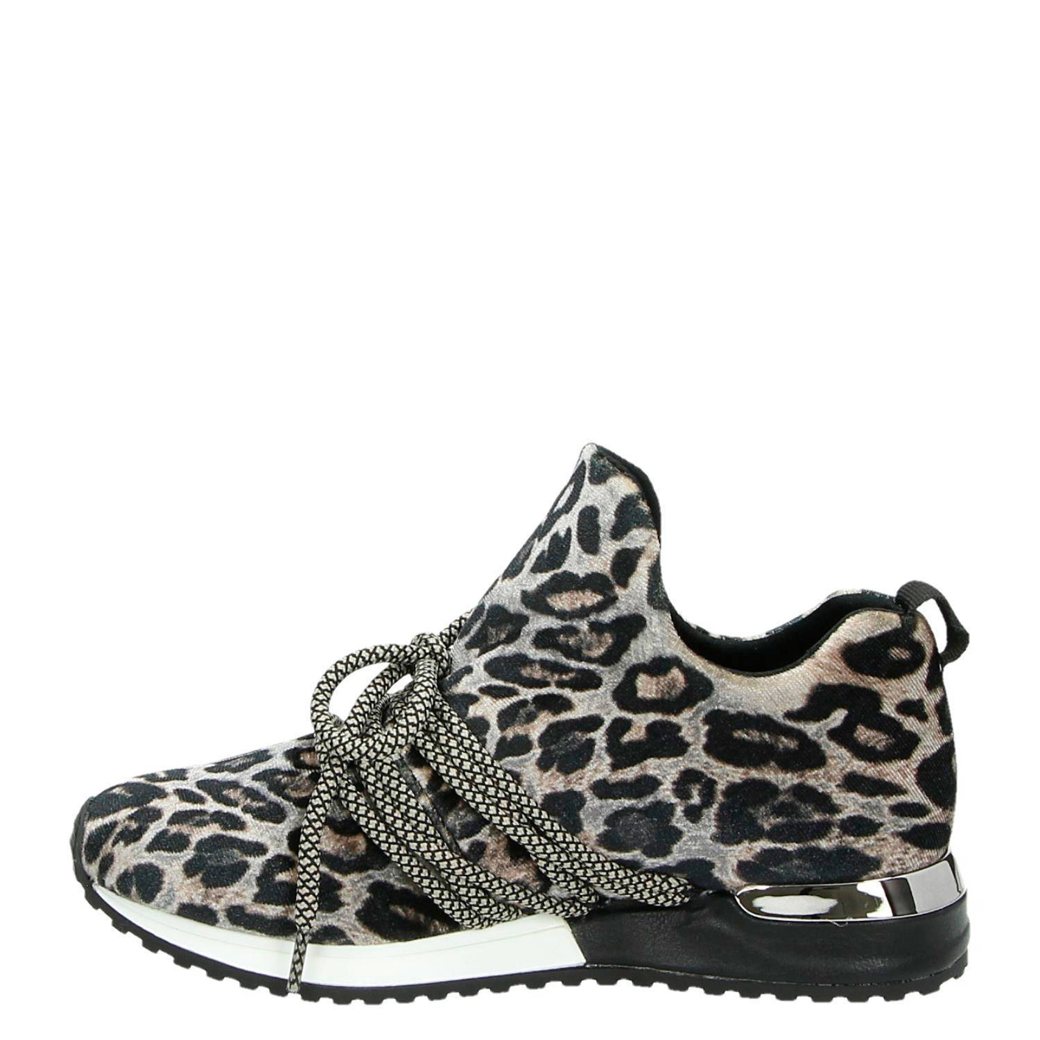 La Strada sneaker met luipaard print | wehkamp