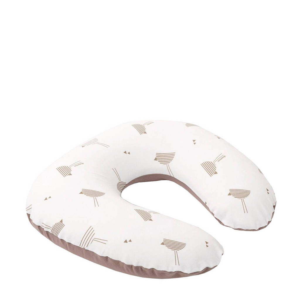 Doomoo Softy voedingskussen vogels taupe, Taupe