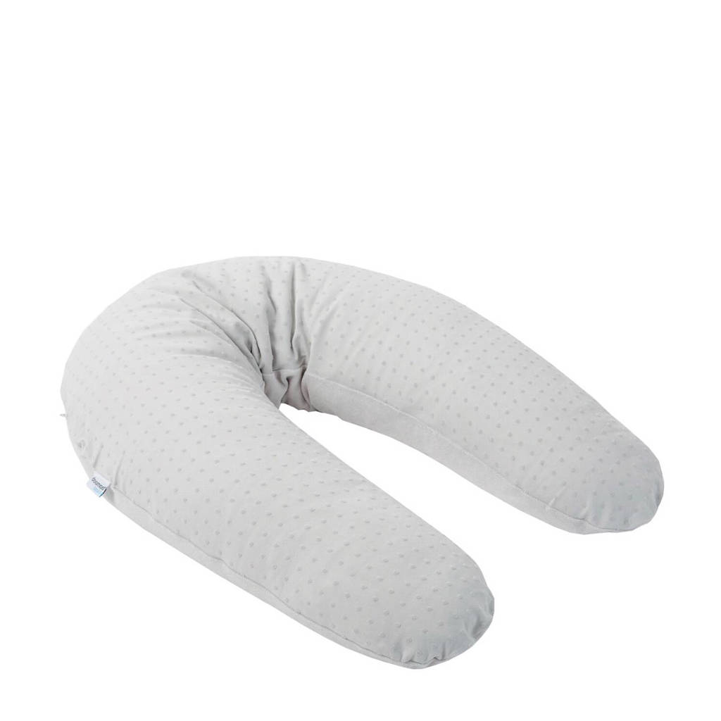 Doomoo Basics Comfy Big Pompom voedingskussen pearl, Pearl