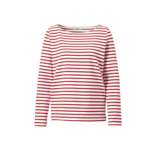 Pieces T Shirt Met Streep Dessin Rood pieces kopen in de aanbieding Pieces T Shirt Met Streep Dessin Rood pieces kopen in de aanbieding