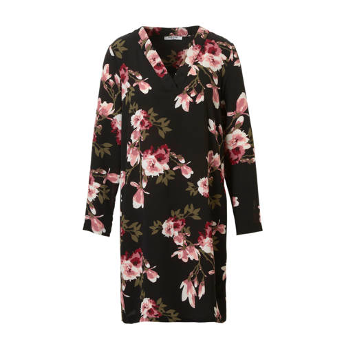 Pieces Gebloemde Jurk Met V Hals pieces kopen in de aanbieding