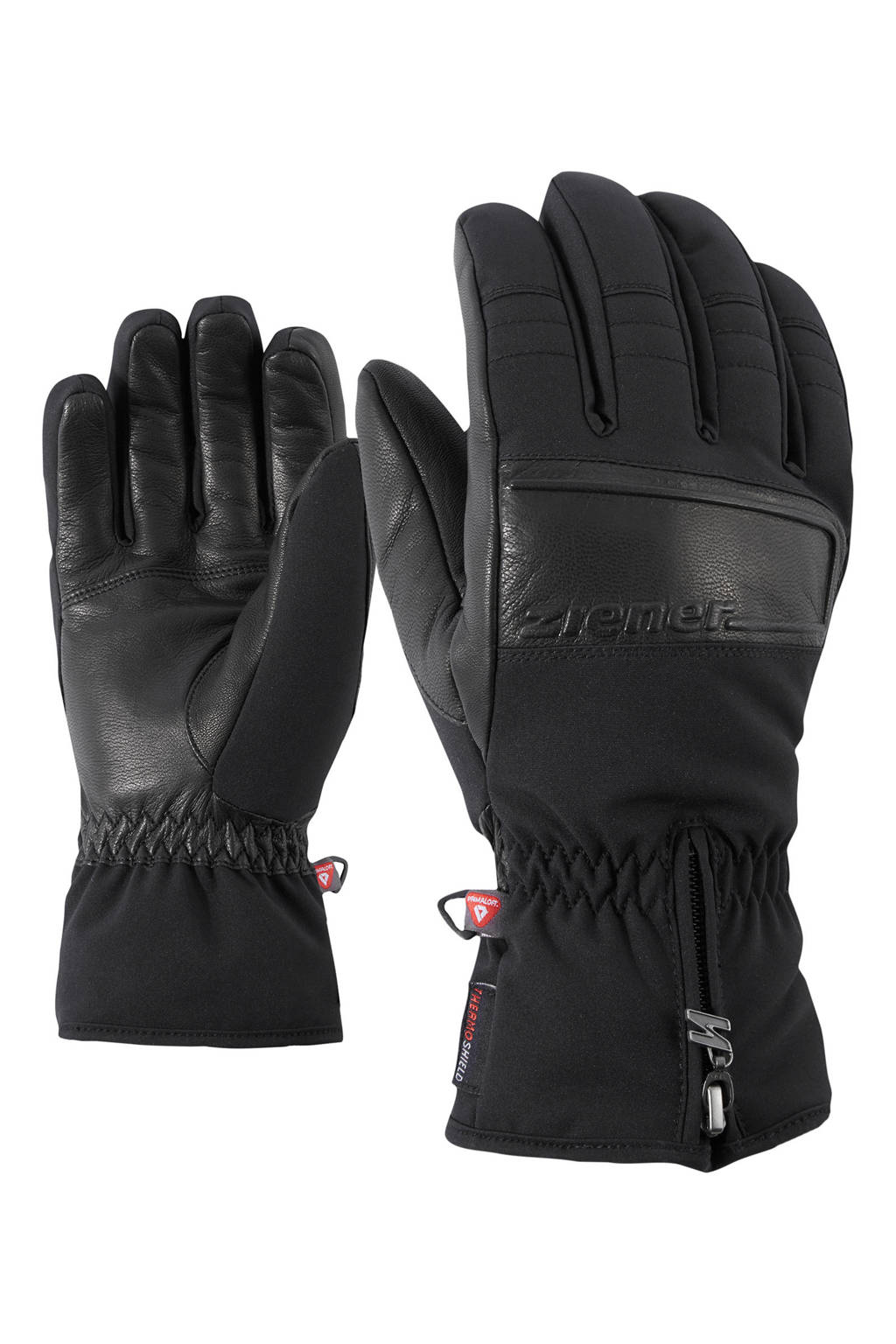 Ziener skihandschoenen GOLOSO zwart, Zwart