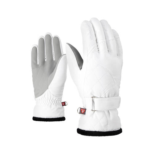 Ziener Skihandschoenen Keysa Wit ziener kopen in de aanbieding