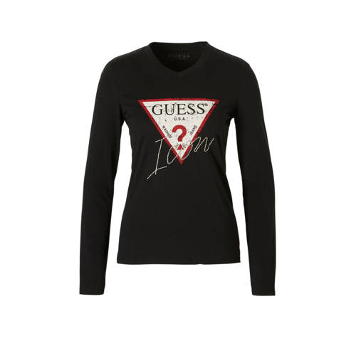 Guess T Shirt Met Print guess kopen in de aanbieding
