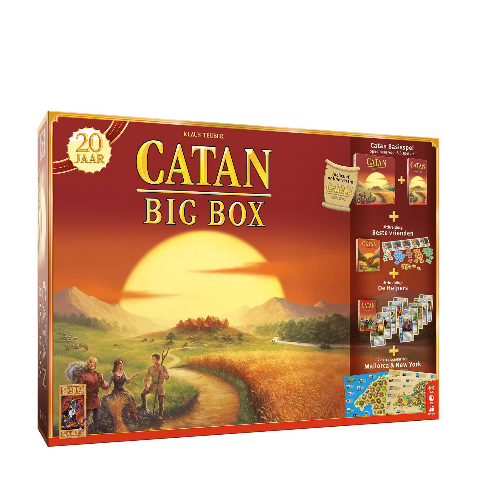 999 Games Catan: Big Box Jubileumeditie Bordspel | Wehkamp