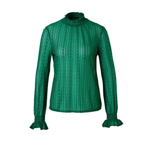 Only Kanten Top Met Ruches only kopen in de aanbieding