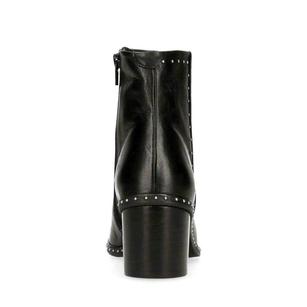 Enkellaarzen Met Manfield Leren Zwart Studs Aqx8Zp
