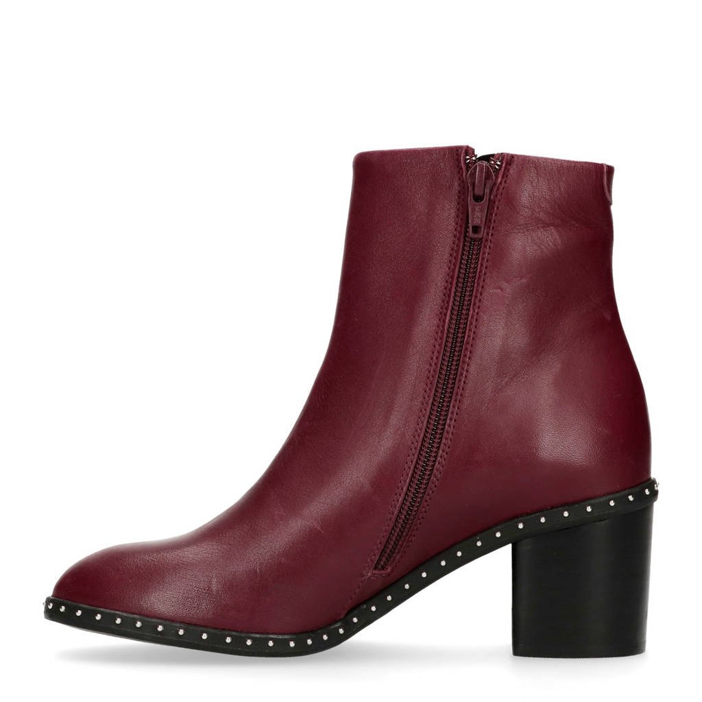 Met Bordeaux Manfield Studs Enkellaarzen Leren 7BTTwExqnI