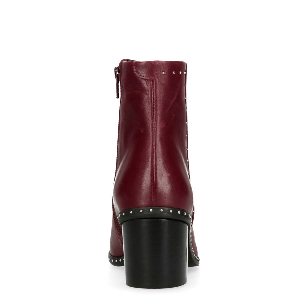 Met Bordeaux Manfield Studs Enkellaarzen Leren 7BTTwExqnI