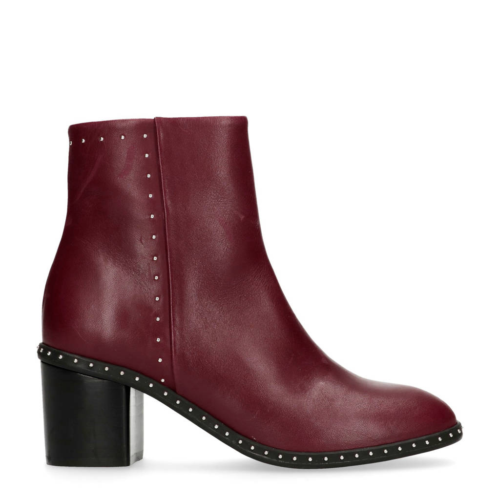 Met Bordeaux Manfield Studs Enkellaarzen Leren 7BTTwExqnI