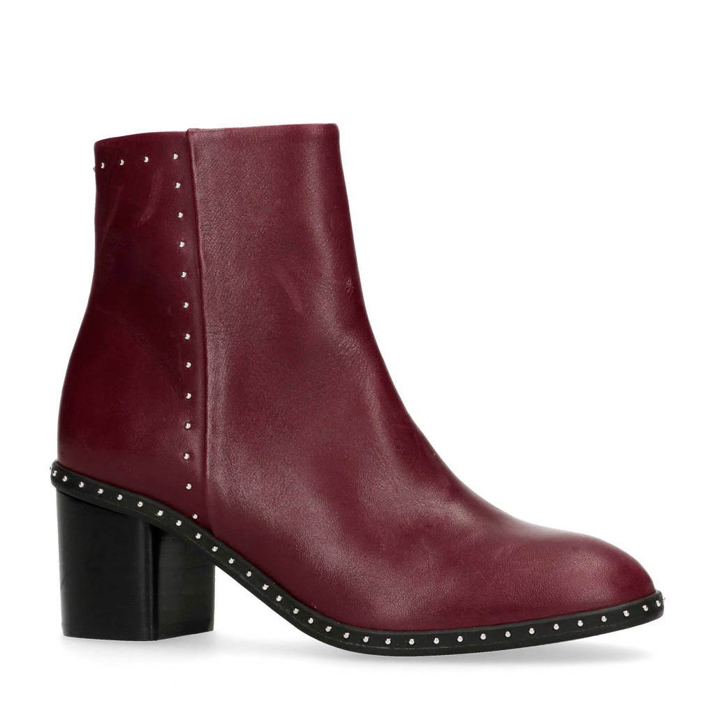 Met Bordeaux Manfield Studs Enkellaarzen Leren 7BTTwExqnI
