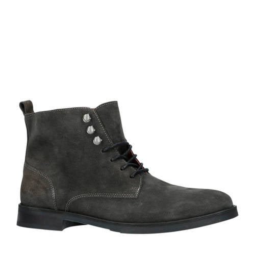 Sacha Suede Veterboots Grijs sacha kopen in de aanbieding Sacha Suede Veterboots Grijs sacha kopen in de aanbieding