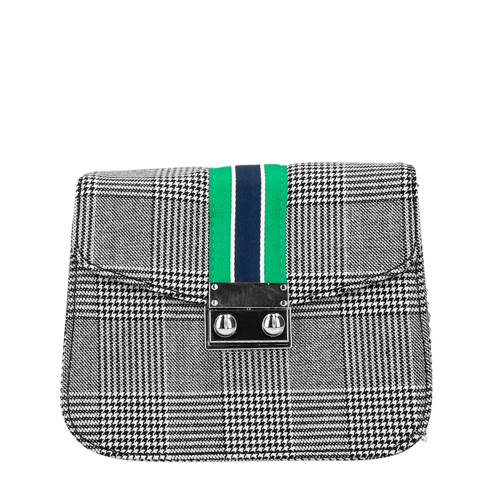 Sacha Geruite Schoudertas Grijs sacha kopen in de aanbieding