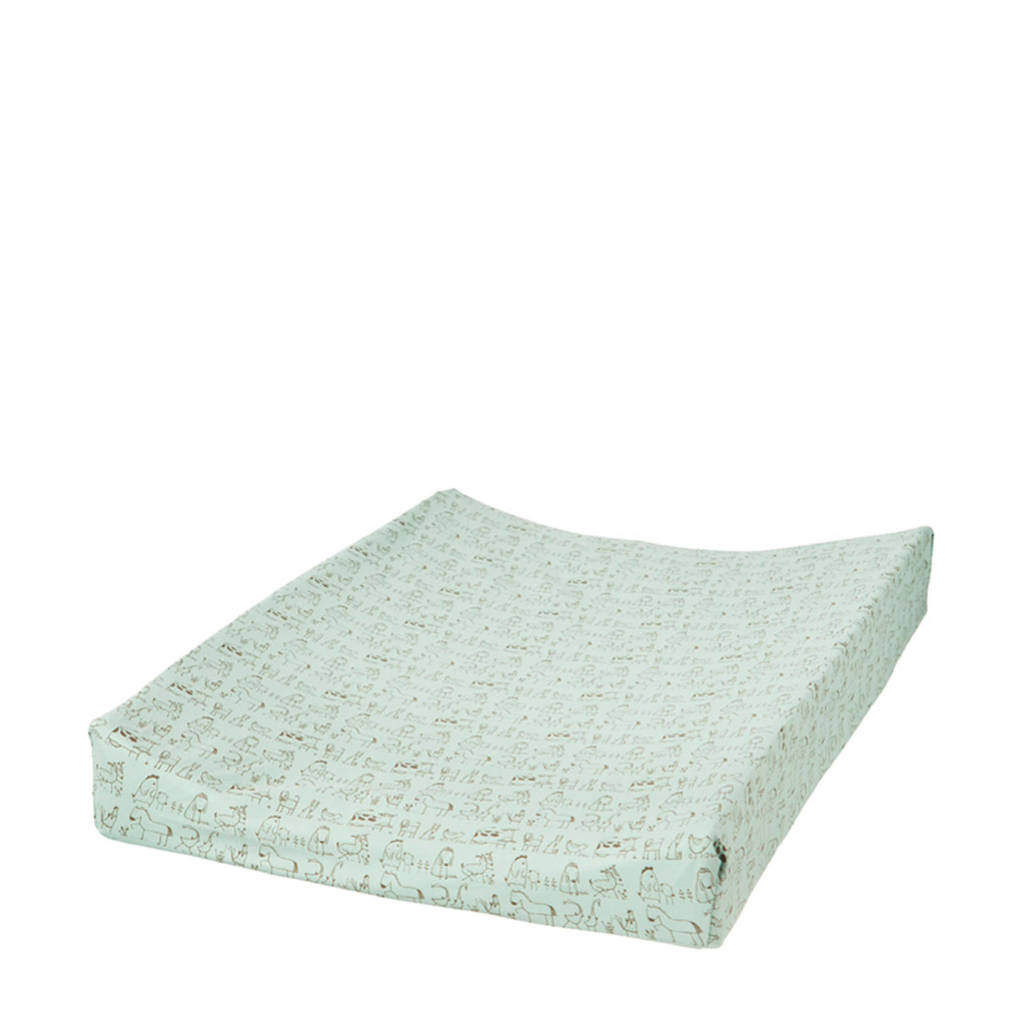 Cottonbaby waskussenhoes dierenprint groen, Groen