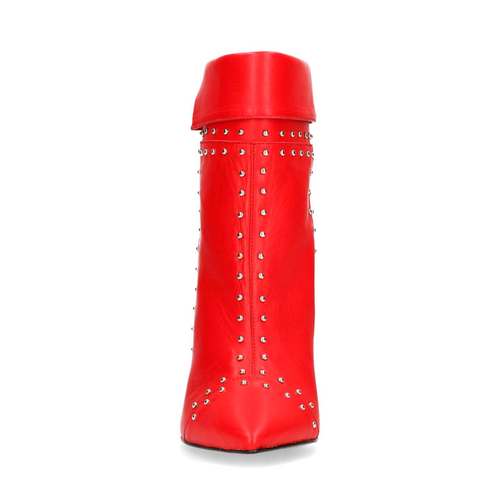 Enkellaarzen Leren Sacha Leren Sacha Rood Sacha Enkellaarzen Rood Leren TqdwzEBxq