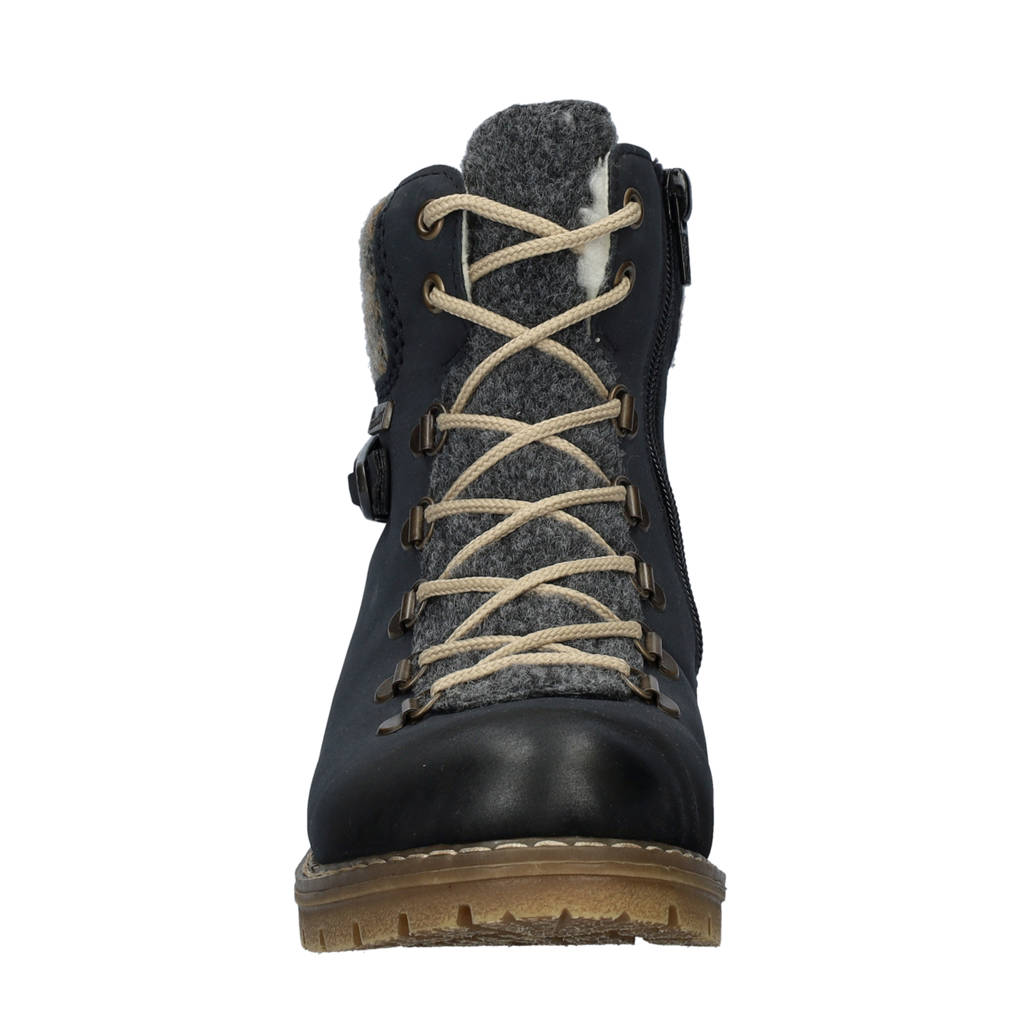 Donkerblauw Veterboots Rieker Rieker Veterboots Rieker Veterboots Donkerblauw Donkerblauw fZRwaqR